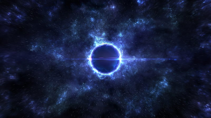 Sci Fi Black Hole and Background, Ultra Black Hole, HD wallpaper