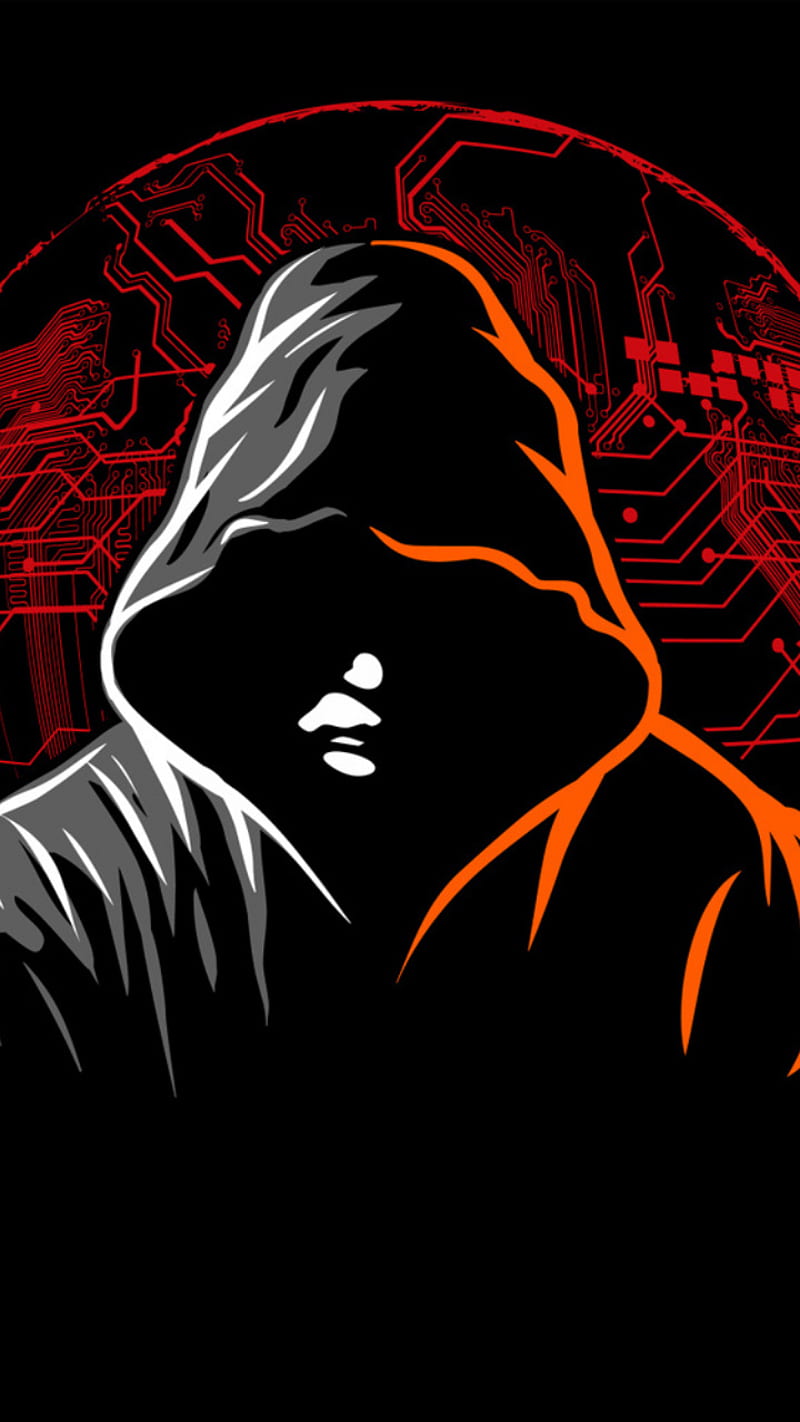 Hacker, anonymous, black hat, code, hackers, hacking, mask, script kid, HD phone wallpaper