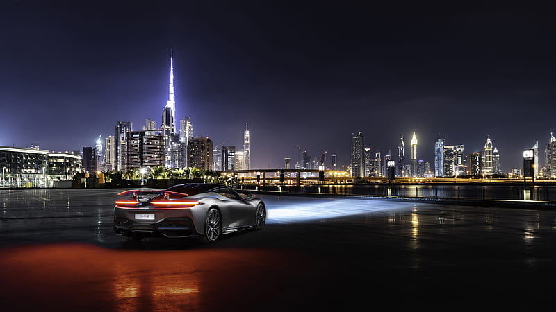 Pininfarina Battista 2019 Dubai, HD wallpaper