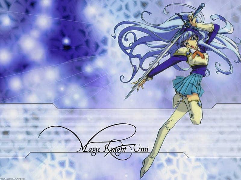 Ryuuzaki Umi MKR  Magic knight rayearth, Calm art, Anime