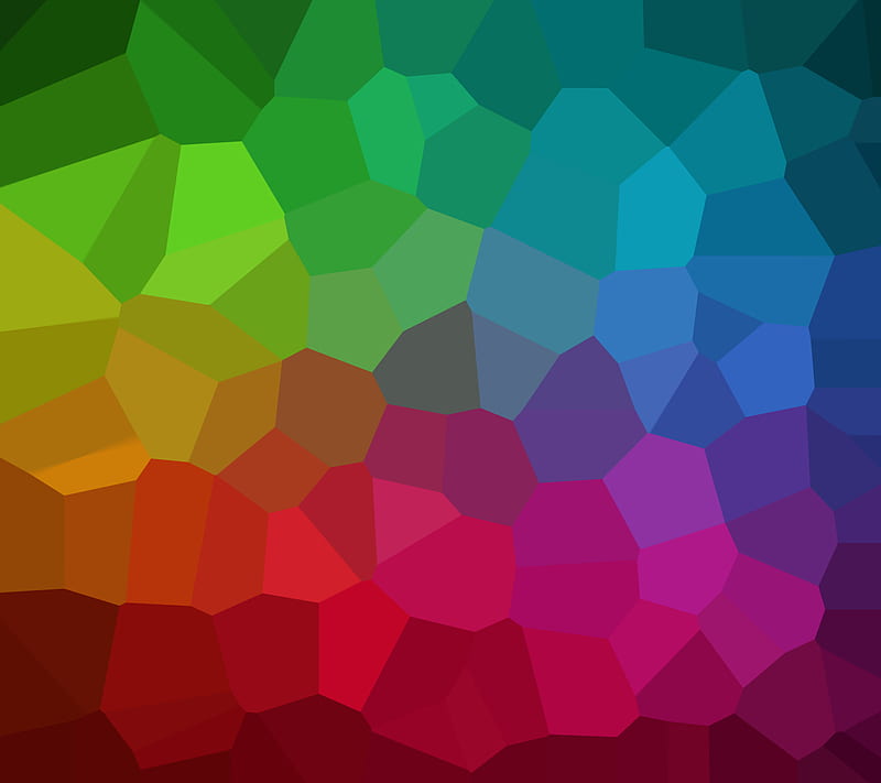 Crystal Spectrum, abstract, colors, geomteric, polygons, shapes, HD wallpaper