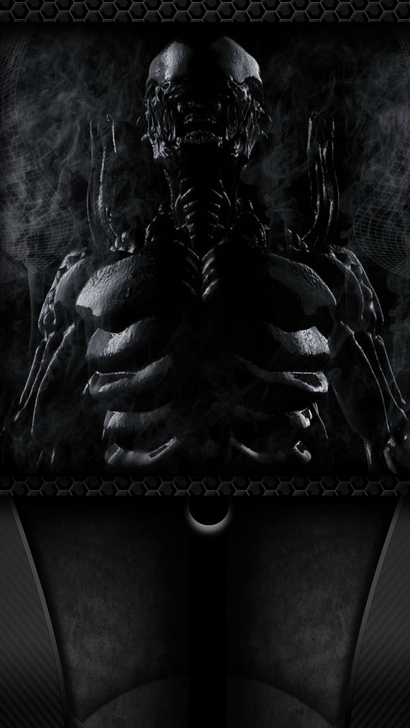 Black Xenomorph, alien, avp, movie, HD phone wallpaper