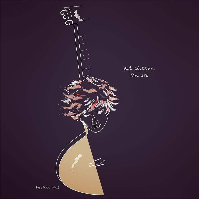 Ed sheeran, guitar, music, HD phone wallpaper