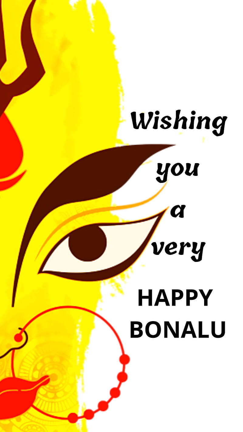 Bonalu, wish, bonalu festival, festival, goddess, happy bonalu, mahakali,  HD phone wallpaper | Peakpx