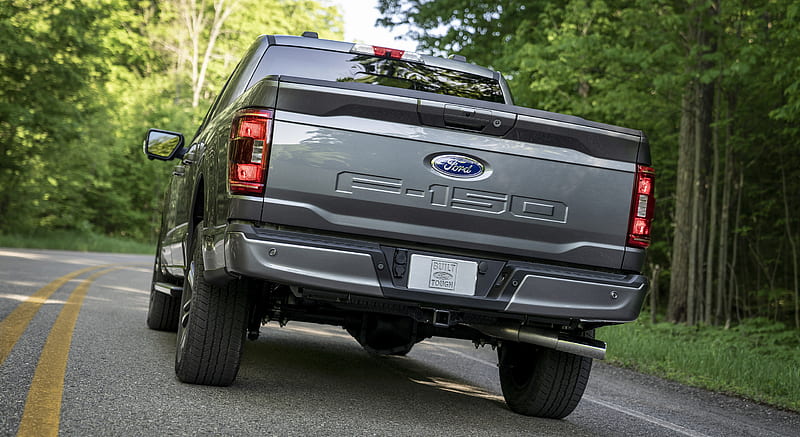 2021 Ford F-150 XLT Sport Appearance Package (Color: Carbonized Gray - Rear, HD wallpaper