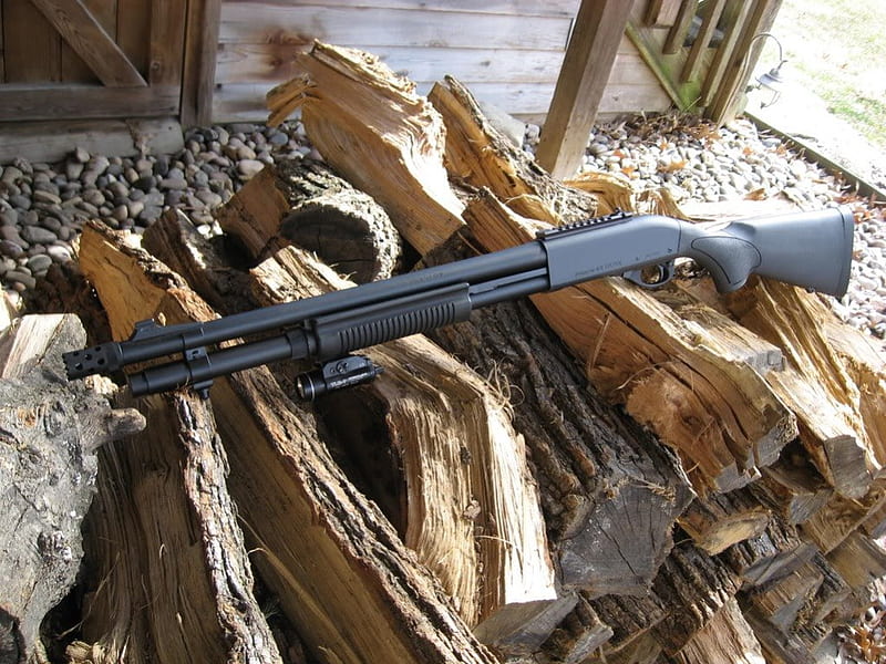 Remington 870, firearm, thrill, weapon, shotgun, HD wallpaper