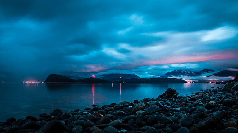 Ocean in Alaska Juneau, HD wallpaper