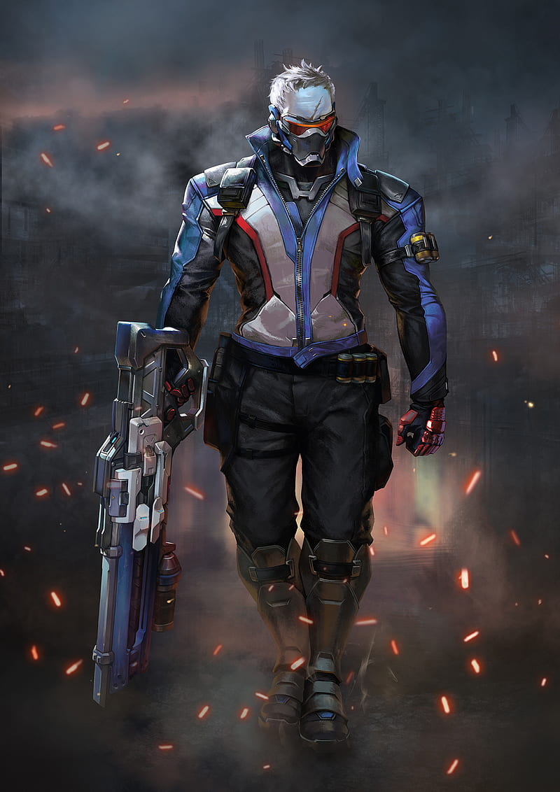 Soldier 76 (Overwatch), Overwatch, HD phone wallpaper