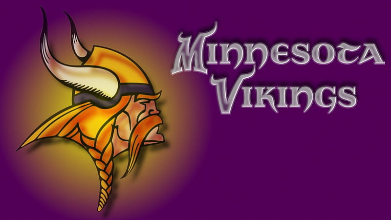 Purple & glass, Vikings, NFL, Minnesota Vikings, Minnesota, Gimp, Football, HD wallpaper