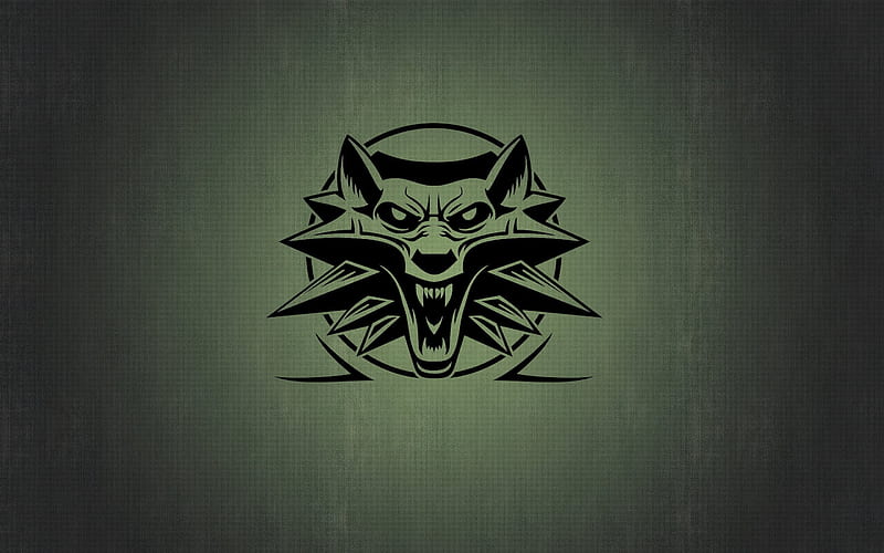 The Witcher 3, minimal, logo, creative, HD wallpaper