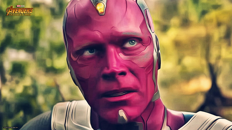 Vision In Avengers Infinity War 2018 , vision, avengers-infinity-war, 2018-movies, movies, artist, HD wallpaper