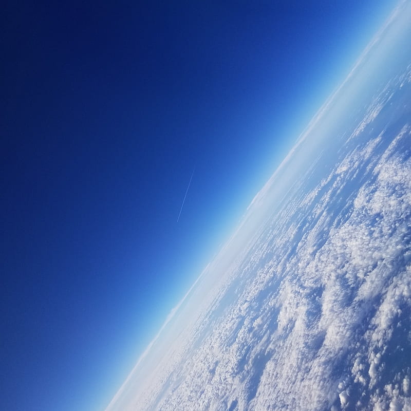 Mile high club, clouds, cool, earth, fly, sky, space, HD phone wallpaper