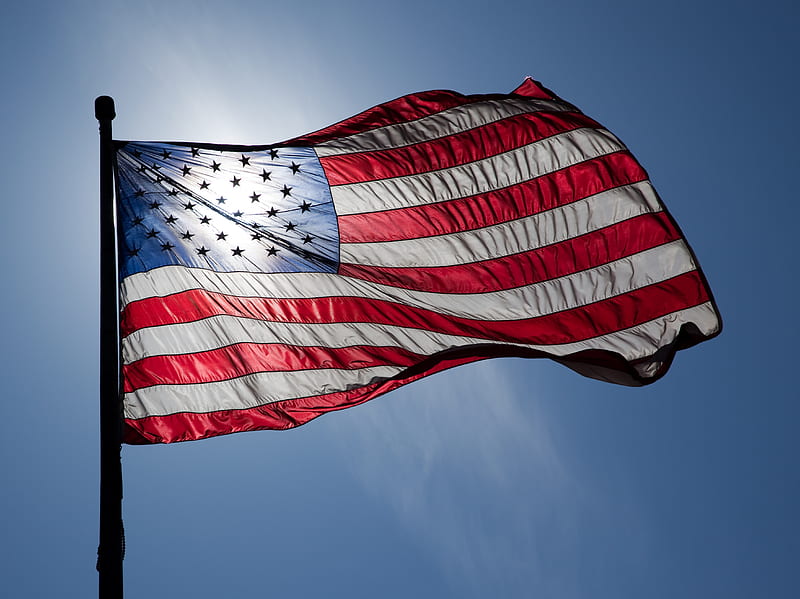 American Flag, america, flag, world, HD wallpaper
