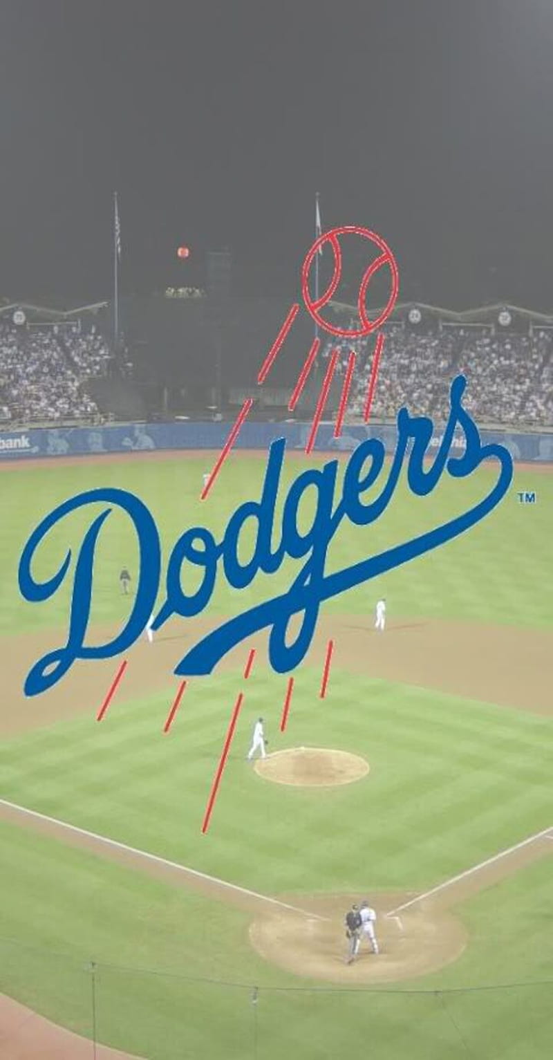 Download Dodgers Baseball Player iPhone Wallpaper
