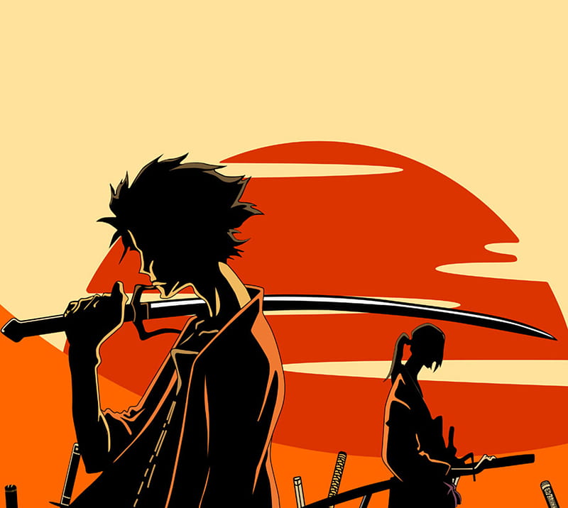 Samurai Champloo, anime, jin, mugen, HD wallpaper
