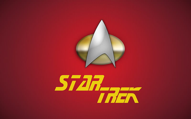 star trek, tng, red, starfleet, trek, badges, HD wallpaper