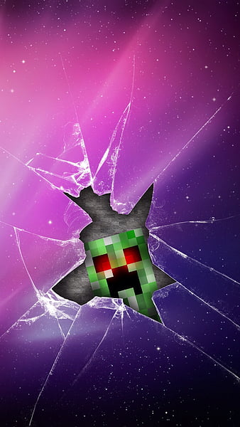 minecraft creeper face wallpaper