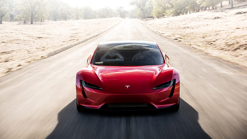 Tesla Roadster Front Look, tesla-roadster, tesla, electric-cars, 2018-cars, HD wallpaper