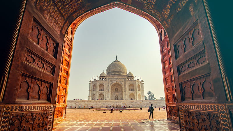 Taj Mahal, HD wallpaper