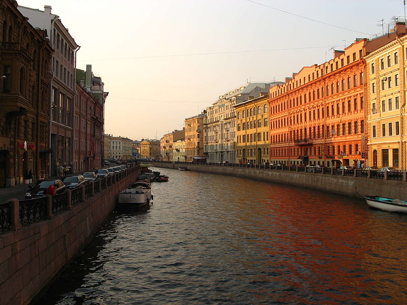 Petersbourg Canal, canals, architecture, st petersburg, graphy, water, russia, travel, sky, HD wallpaper