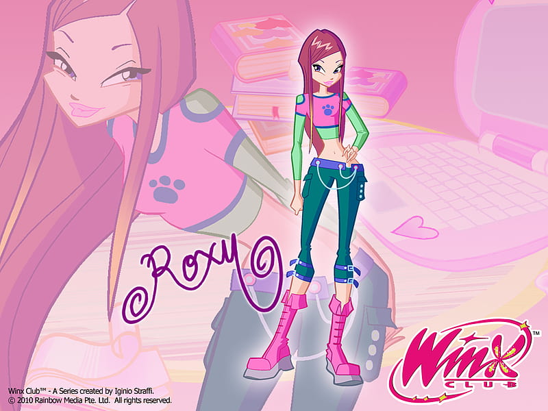 Roxy - Winx club, roxy, school, animals, season 4, HD wallpaper