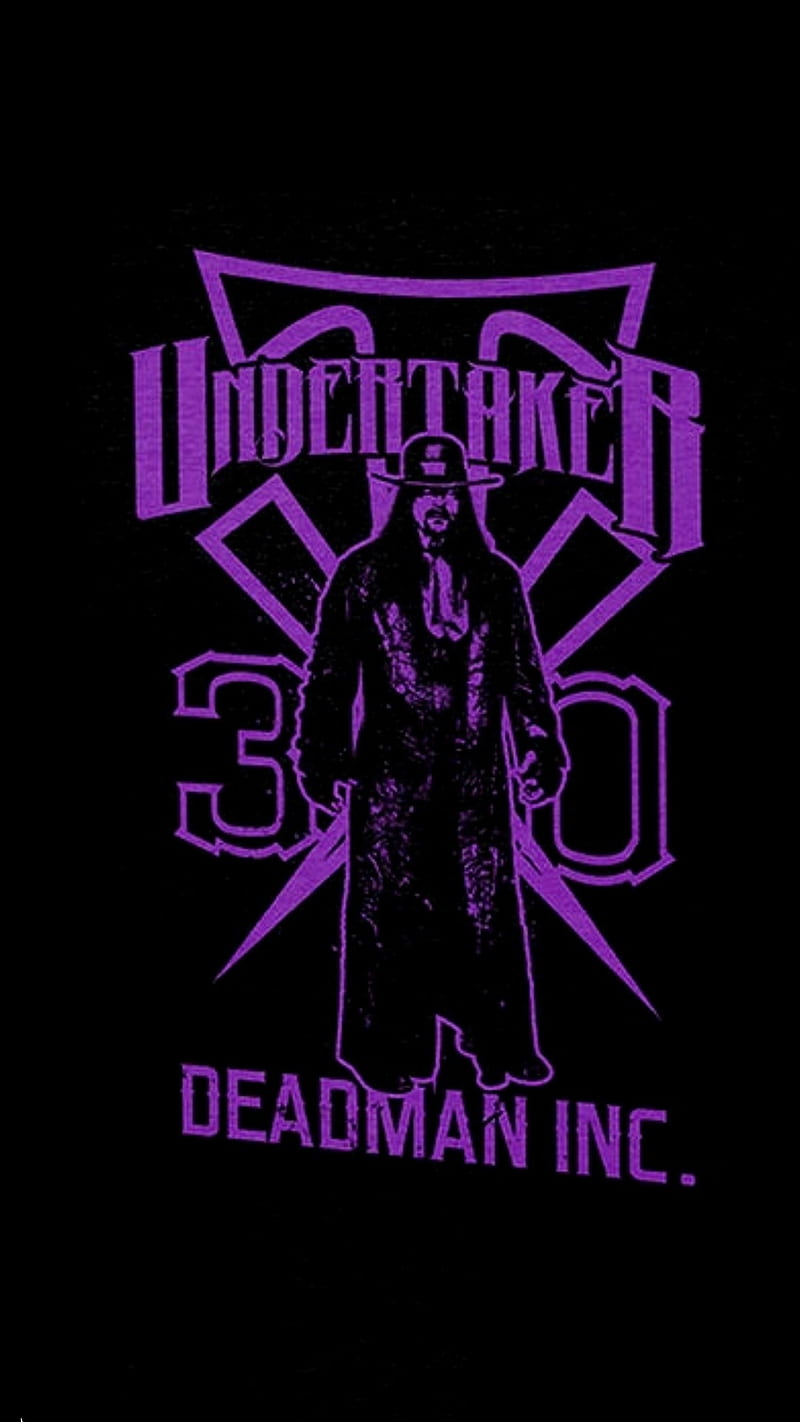 Undertaker, deadman, legend, nxt, phenom, purple, raw, smackdown, wwe, HD phone wallpaper