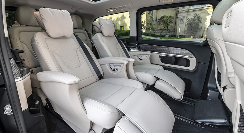 2019 Mercedes-Benz V-Class V300d AVANTGARDE - Interior, Rear Seats , car, HD wallpaper