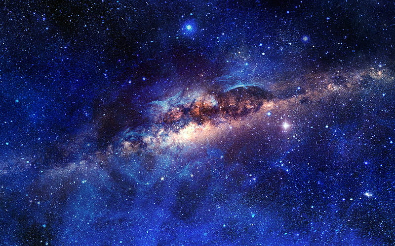 Universe Starry Sky Space Nebula, HD wallpaper