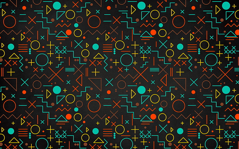 math blackboard texture, background with geometric shapes, math background, math texture, geometric lines shapes texture, mathematics background, HD wallpaper