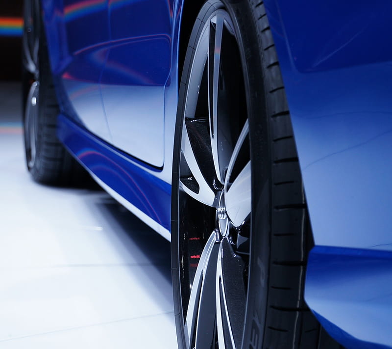 Blue, auto, car, wheels, HD wallpaper | Peakpx