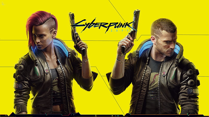 Background of Cyberpunk 2077, HD wallpaper