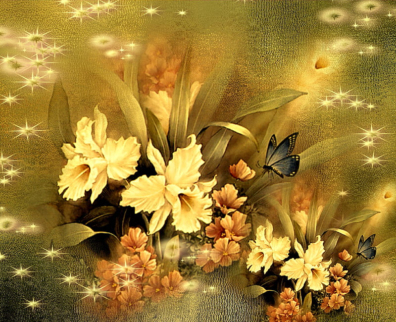Flores de fantasía, flores, fantasía, bonitas, abstractas, Fondo de  pantalla HD | Peakpx