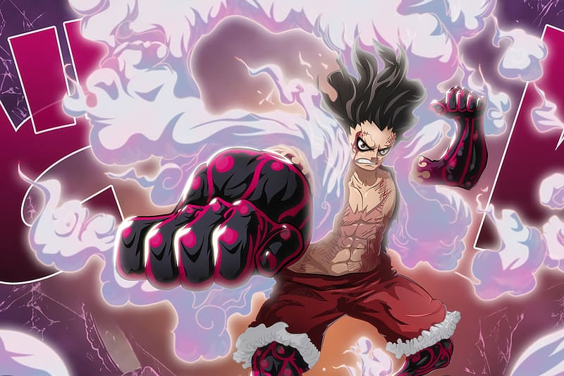 Anime, Angry, One Piece, Monkey D Luffy, Gear Fourth, HD Wallpaper | Peakpx