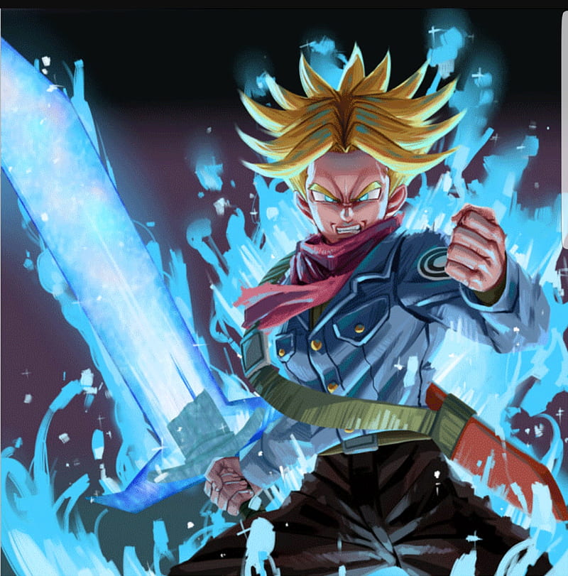 Super Saiyan Trunks, dbz, dragon ball, super saiyan rage, HD phone