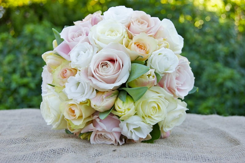 ROMANIC ROSES, ROMANCE, WEDDING, SPECIAL, DAY, ROSES, BOUQUET, HD ...