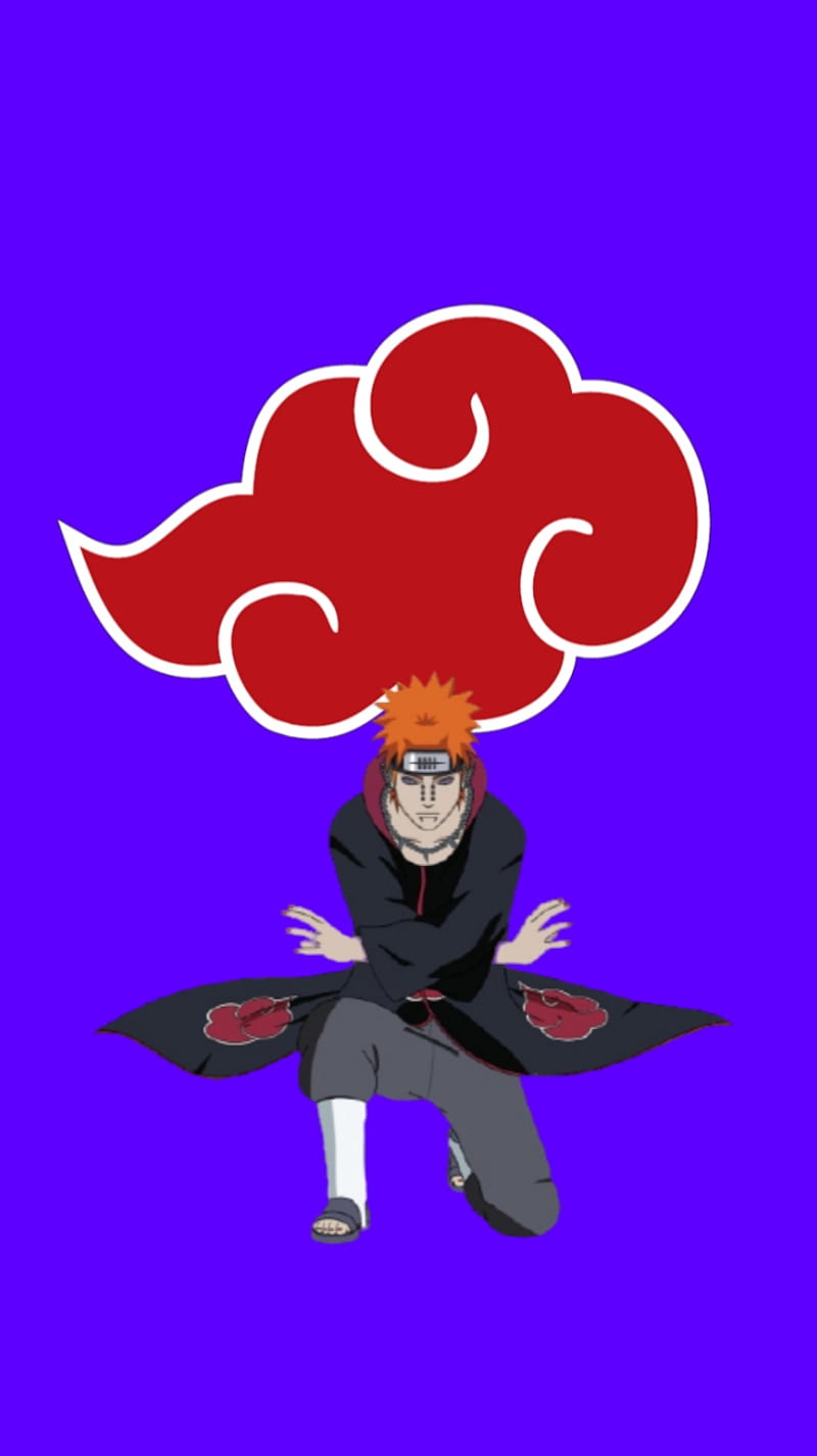 Pain, akatsuki, anime, desenho, naruto, HD phone wallpaper