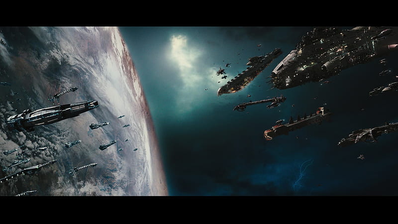 Opening Move, battle, planet, ship, space, good, defense, evil, chess, HD wallpaper