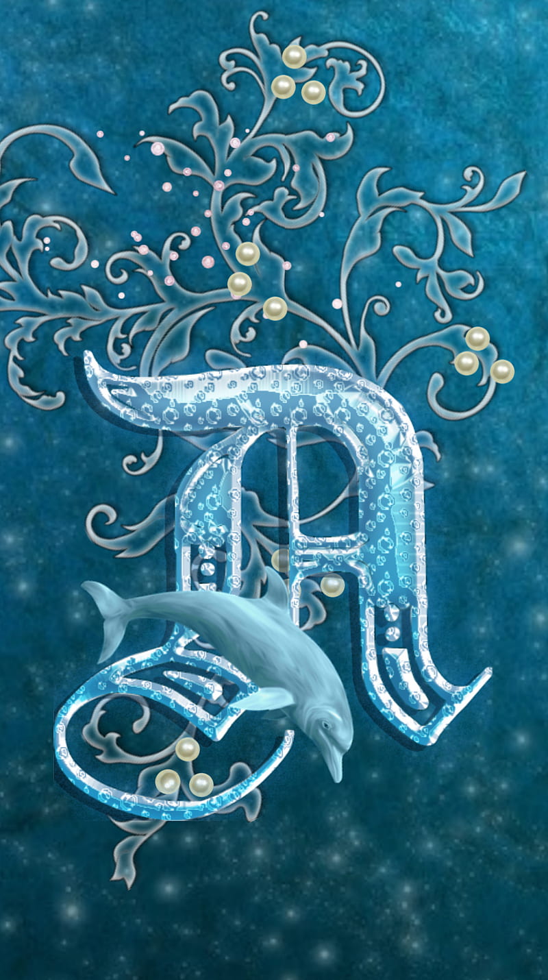 alphabet a, abc, dolphin, letter, logos, HD phone wallpaper