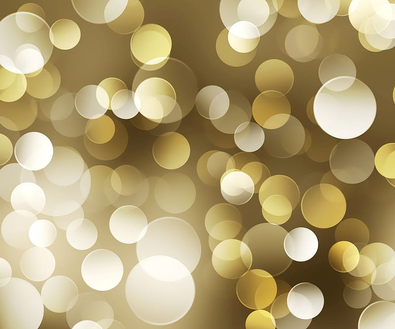 Color Lights, abstract, gold, yellow, HD wallpaper