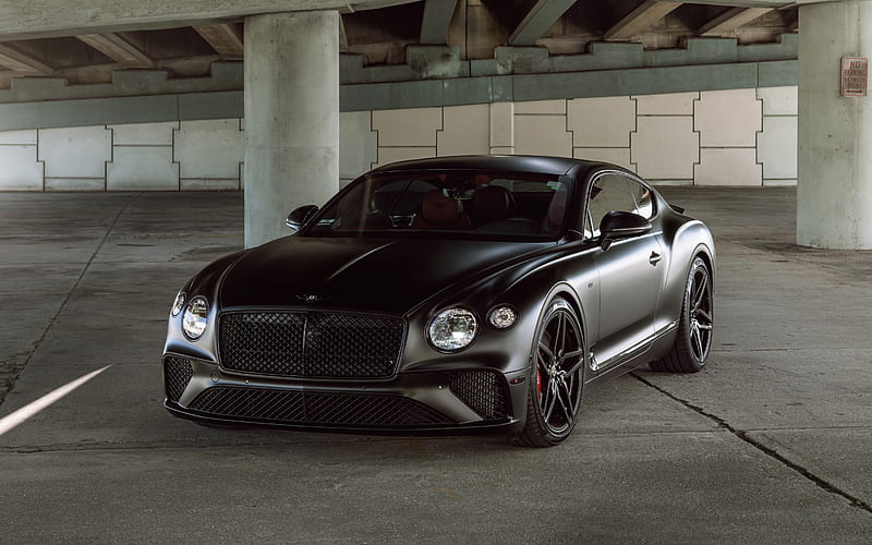 Obsessie Toevlucht vruchten Bentley Continental GT, exterior, front view, matte black coupe, tuning Continental  GT, HD wallpaper | Peakpx