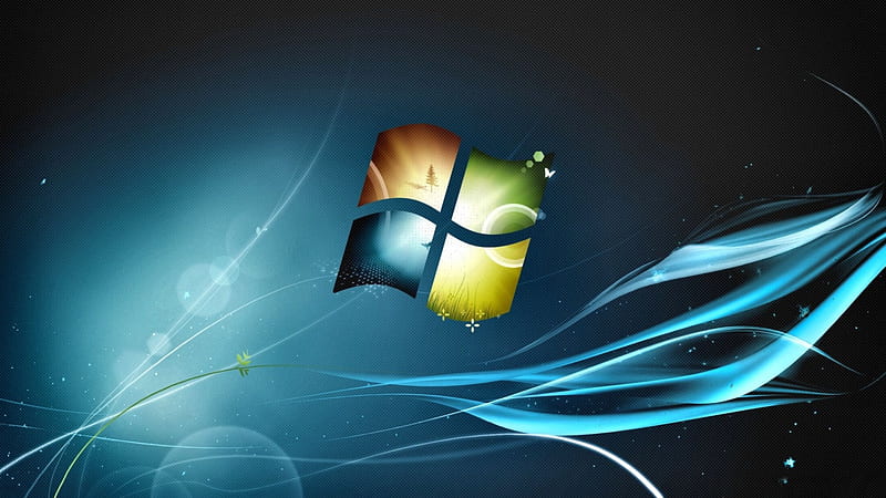 Windows 7 Touch 1, computer technology, art, windows 7, painting, wide screen, computer graphics, abstract, artwork, HD wallpaper
