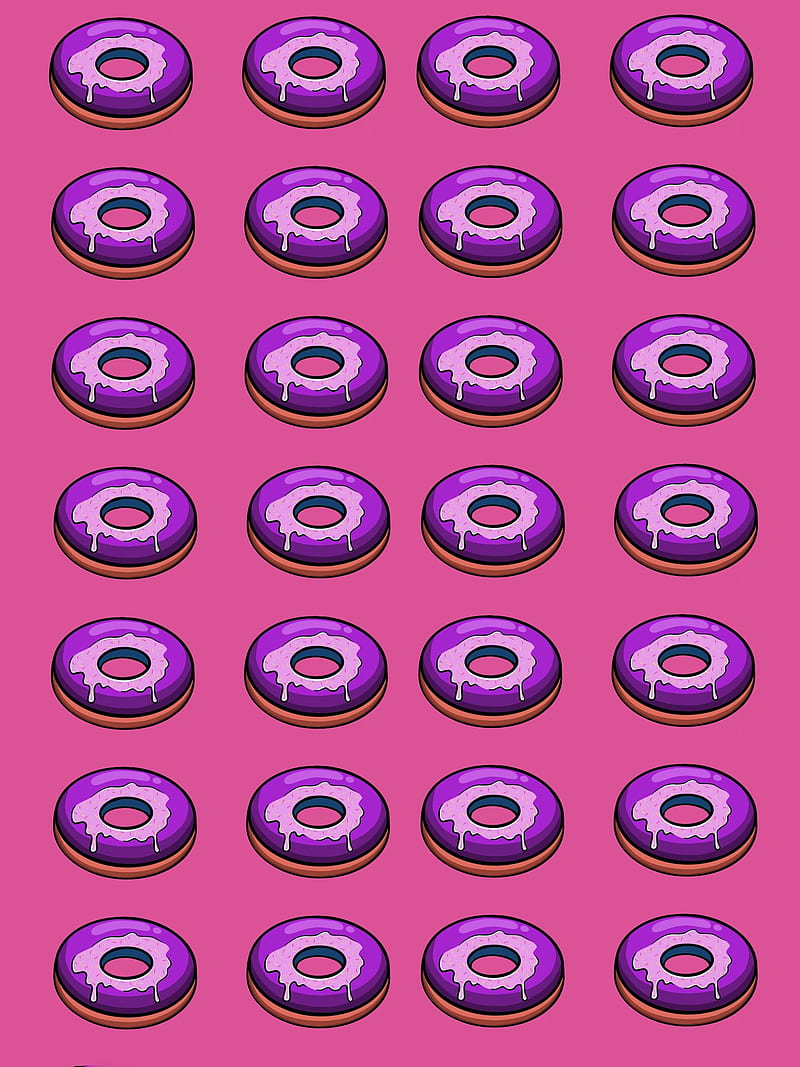 doughnut, sweets, pattern, baking, sweet, HD phone wallpaper