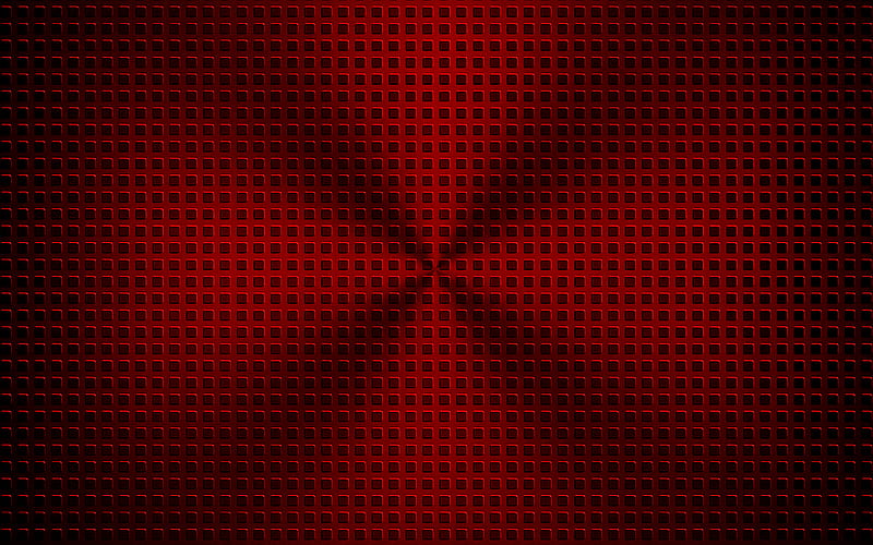 red metal grid, grunge, metal grid textures, red metal background, metal grid backgrounds, grunge backgrounds, HD wallpaper