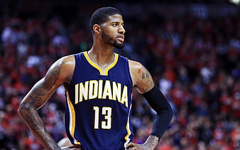 Newly Acquired Thunder Star Paul George Arrives In Oklahoma City  KOSU