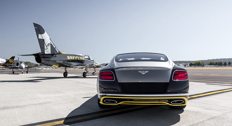 2015 Bentley Continental GT Speed Breitling Jet Team Series Limited Edition - Rear , car, HD wallpaper