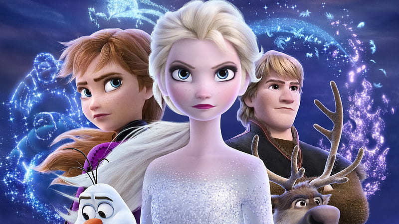 frozen 2, queen elsa, animation, anna, Movies, HD wallpaper