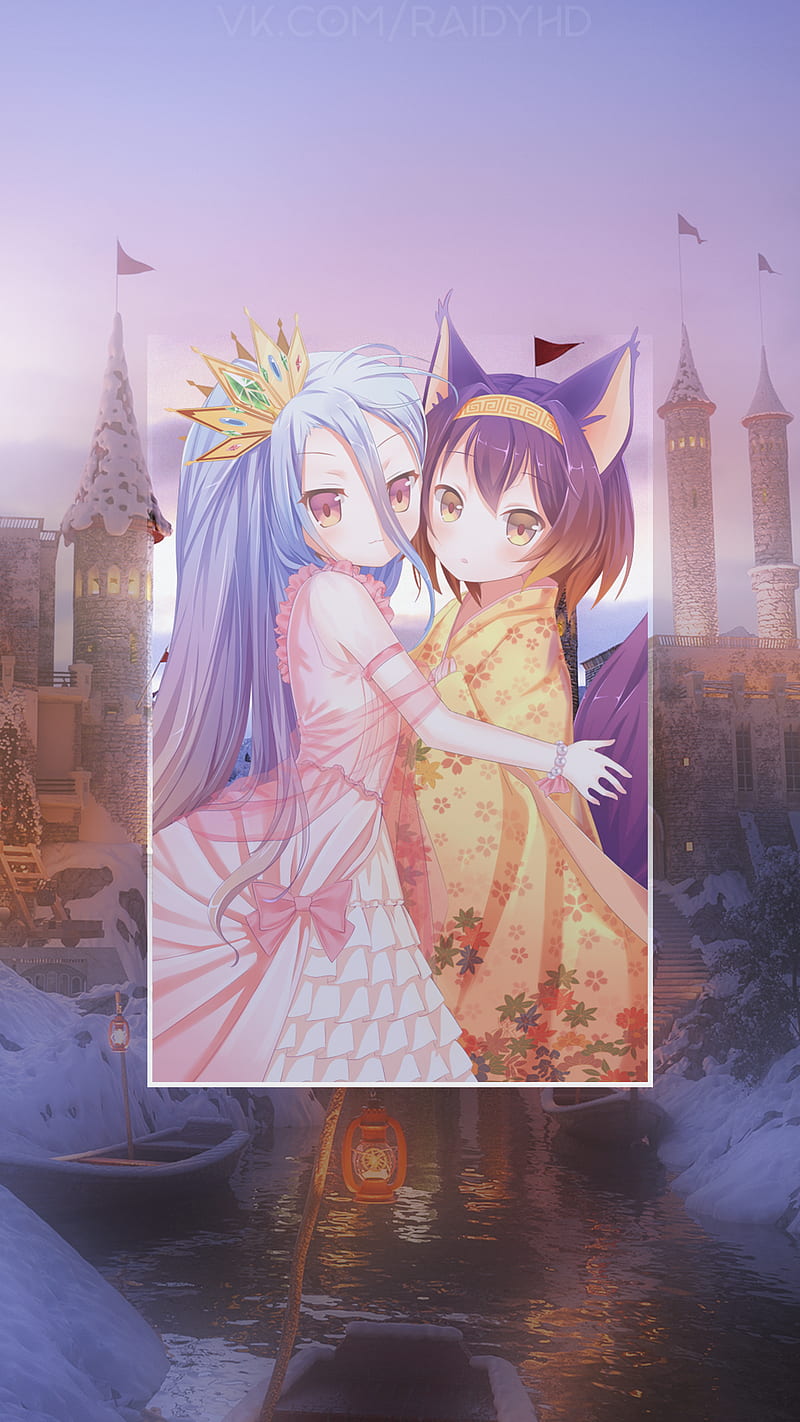 anime girls, -in-, anime, Shiro (No Game No Life), HD phone wallpaper