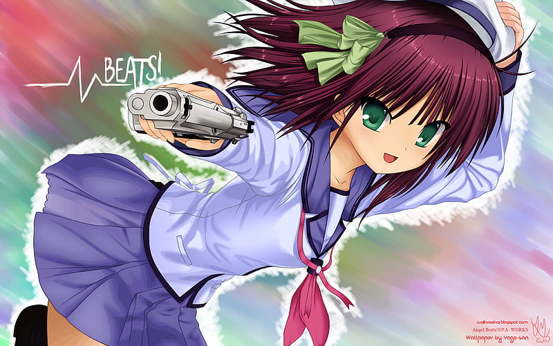 Anime, Angel Beats!, Yuri Nakamura, HD wallpaper