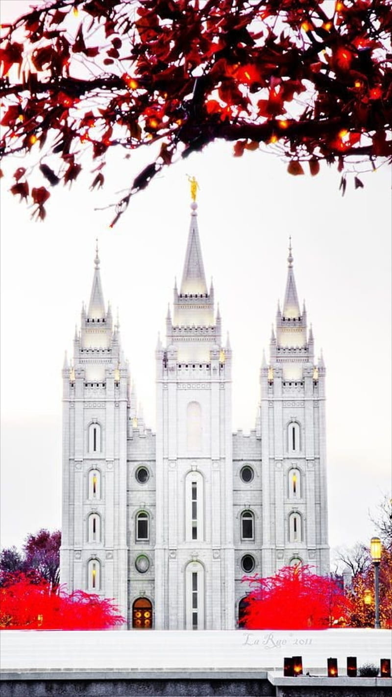 Templo de Salt Lake, fe, ilumina al mundo, la iglesia de jesucristo, la iglesia verdadera, lds, santidad, sud, templo mormon, templo sud, HD phone wallpaper