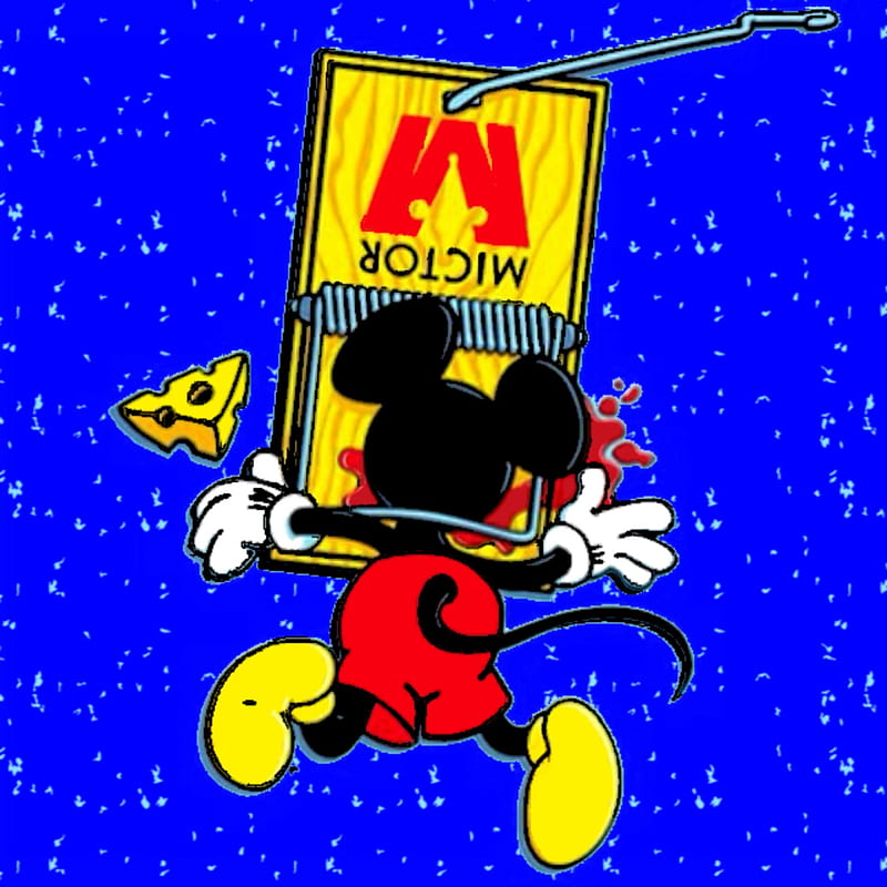 mousekaput, cheese, disney, doa, mice, mickey mouse, mousetrap, ouch, pest, rat, vermin, HD phone wallpaper